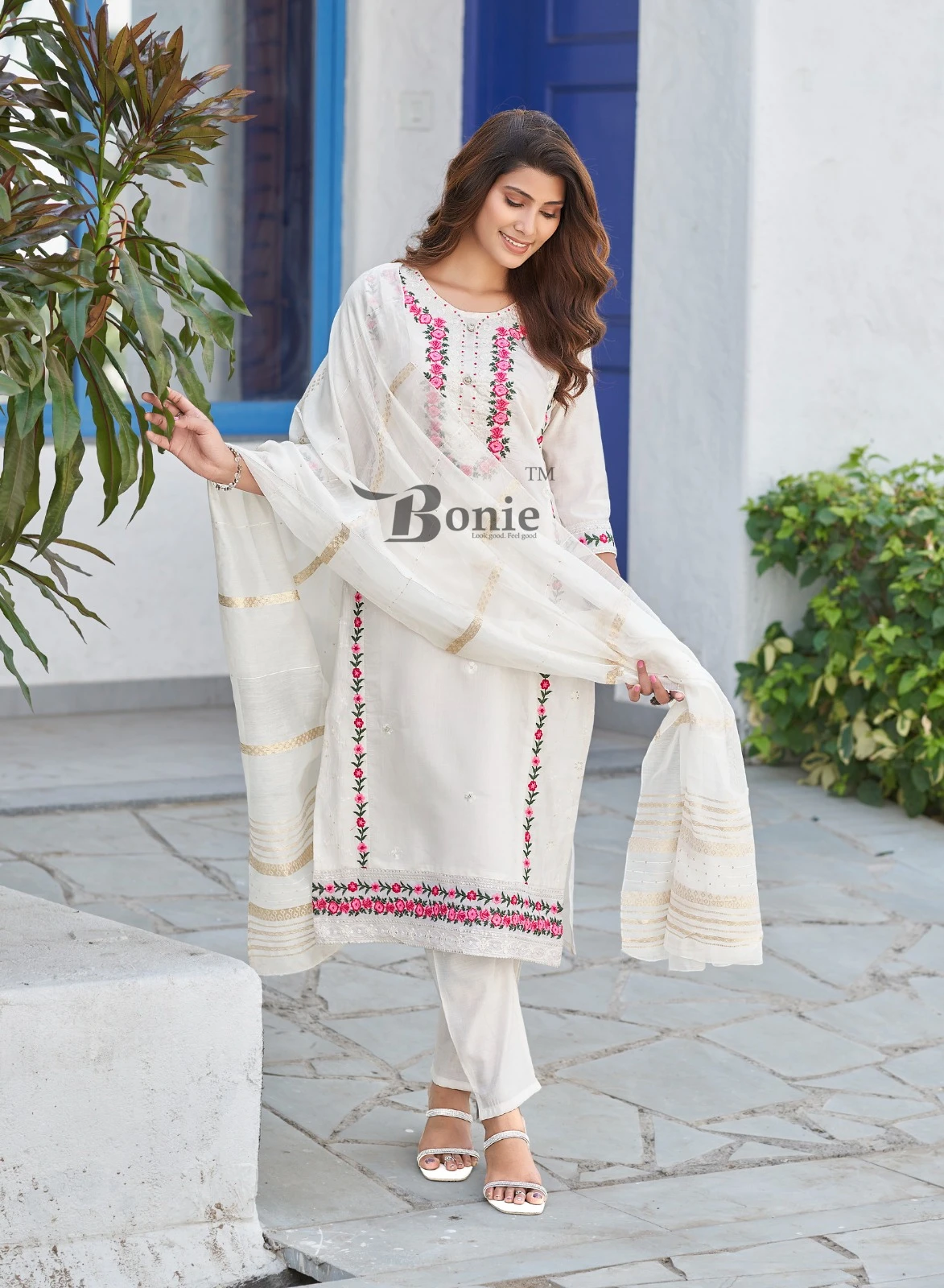 Bonie Shikha Vol 2 Roman Silk Wholesale Readymade Salwar Suit Catalog — Wholesale Readymade Suit, bonie wholesale from Surat - Gallery Image 4